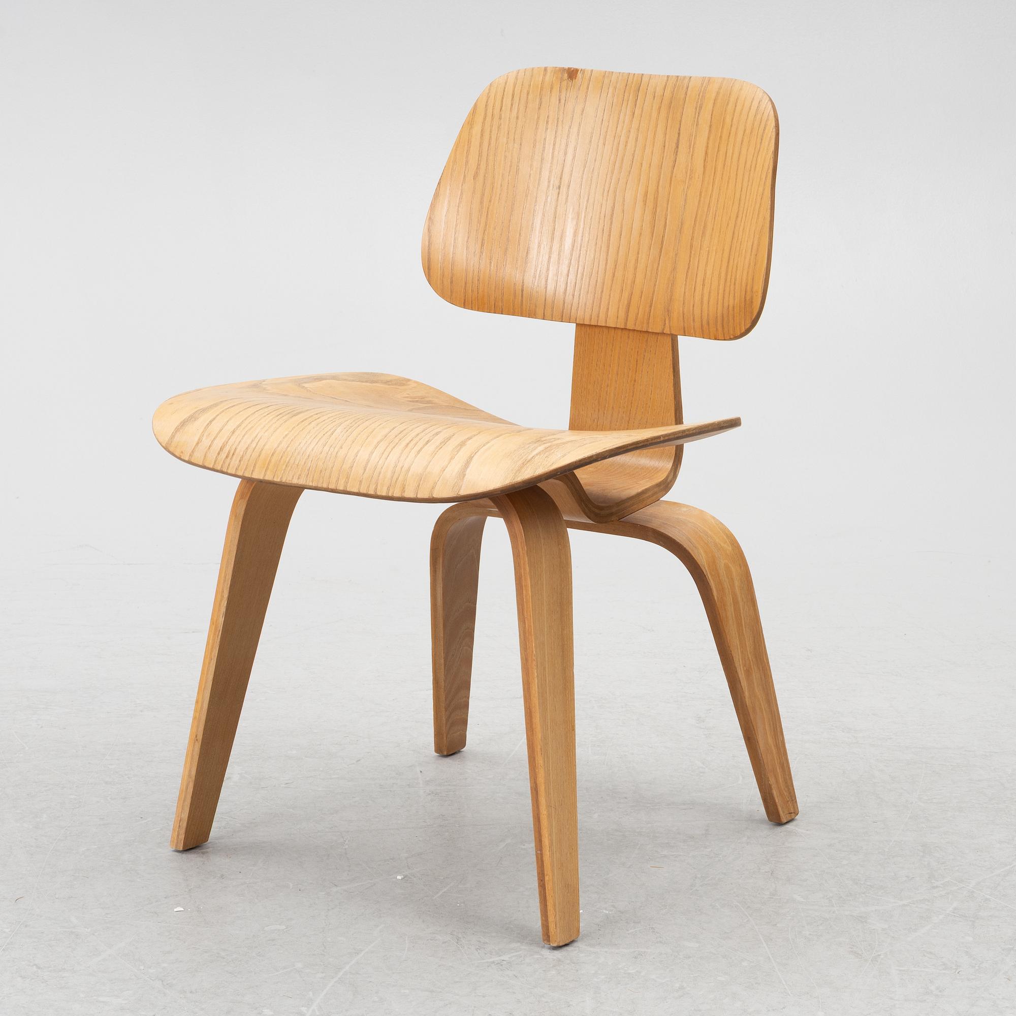 Charles & Ray Eames, stol, "DCW”, USA, sannolik 1950/60-tal.