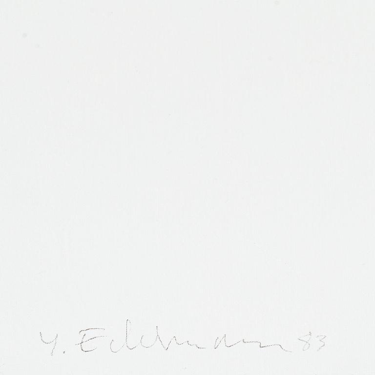 YRJÖ EDELMANN, oil on canvas, signed and dated -83.