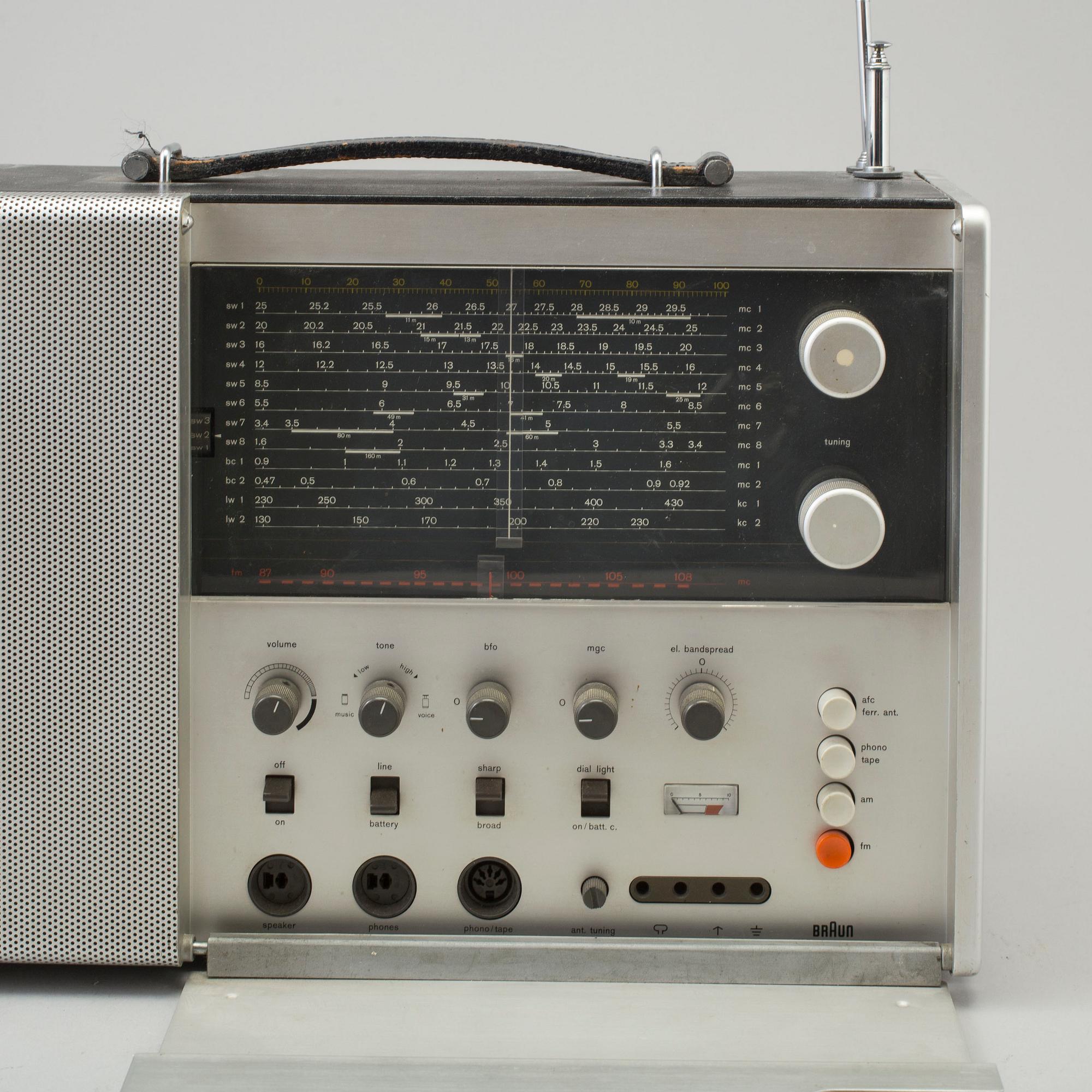 DIET RAMS, radio, "Weltempfänger - T1000", formgiven 1963.