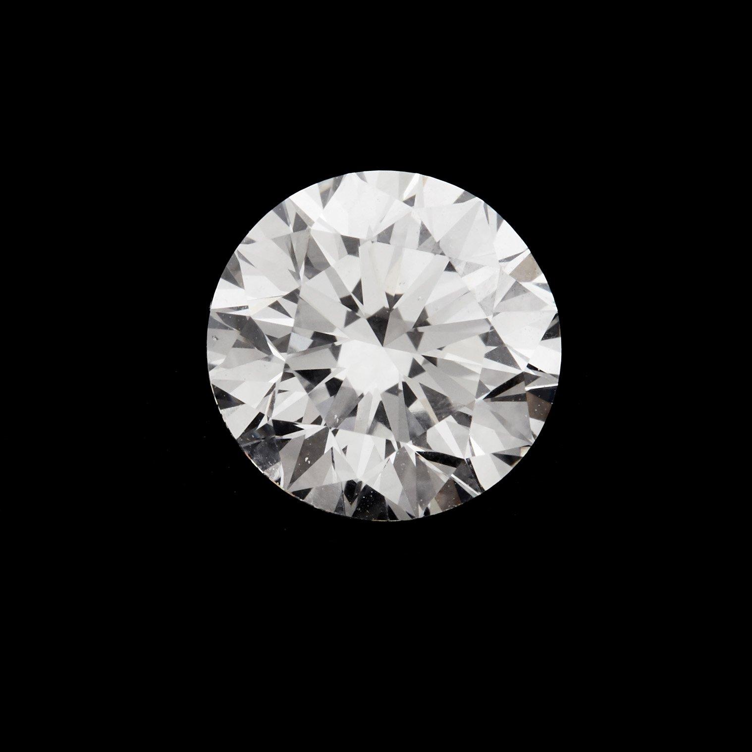 DIAMANT, oinfattad briljantslipad, 1.51 ct, E-F/VS enligt certifikat från IGI.