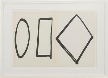 ELLSWORTH KELLY, litografi, ur Derrière le Miroir nr 149 1964.