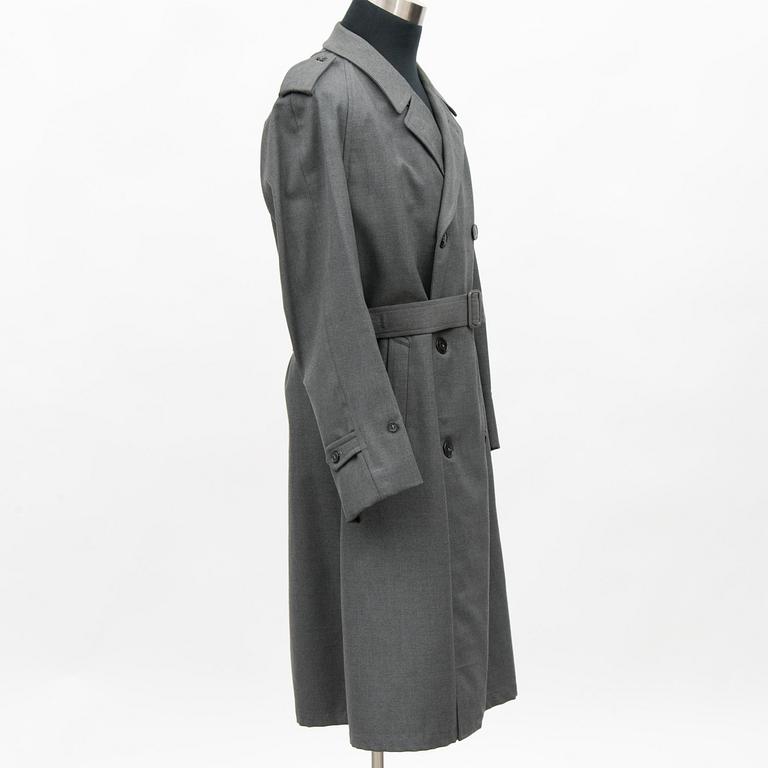 Five Finnish uniform overcoats, second half of 20th Century.