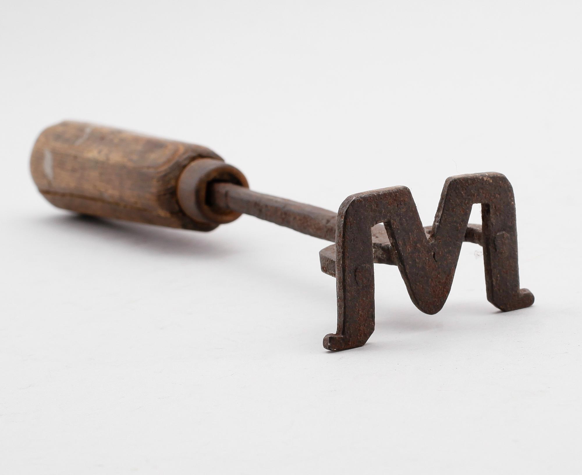 BRÄNNJÄRN, smide, 1700-/1800-tal.