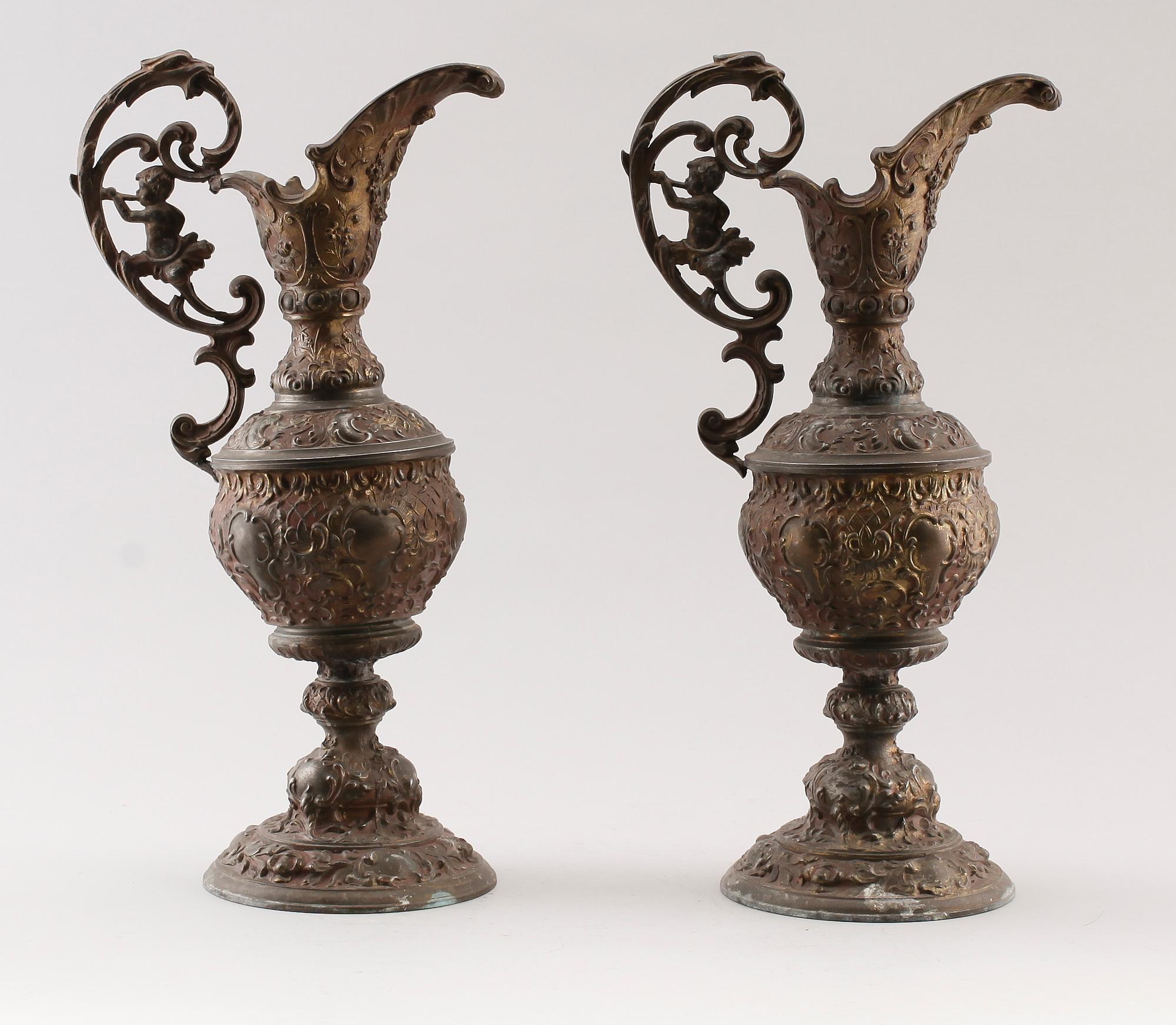 KANNOR, 1 par, renässansstil, omkring år 1900.