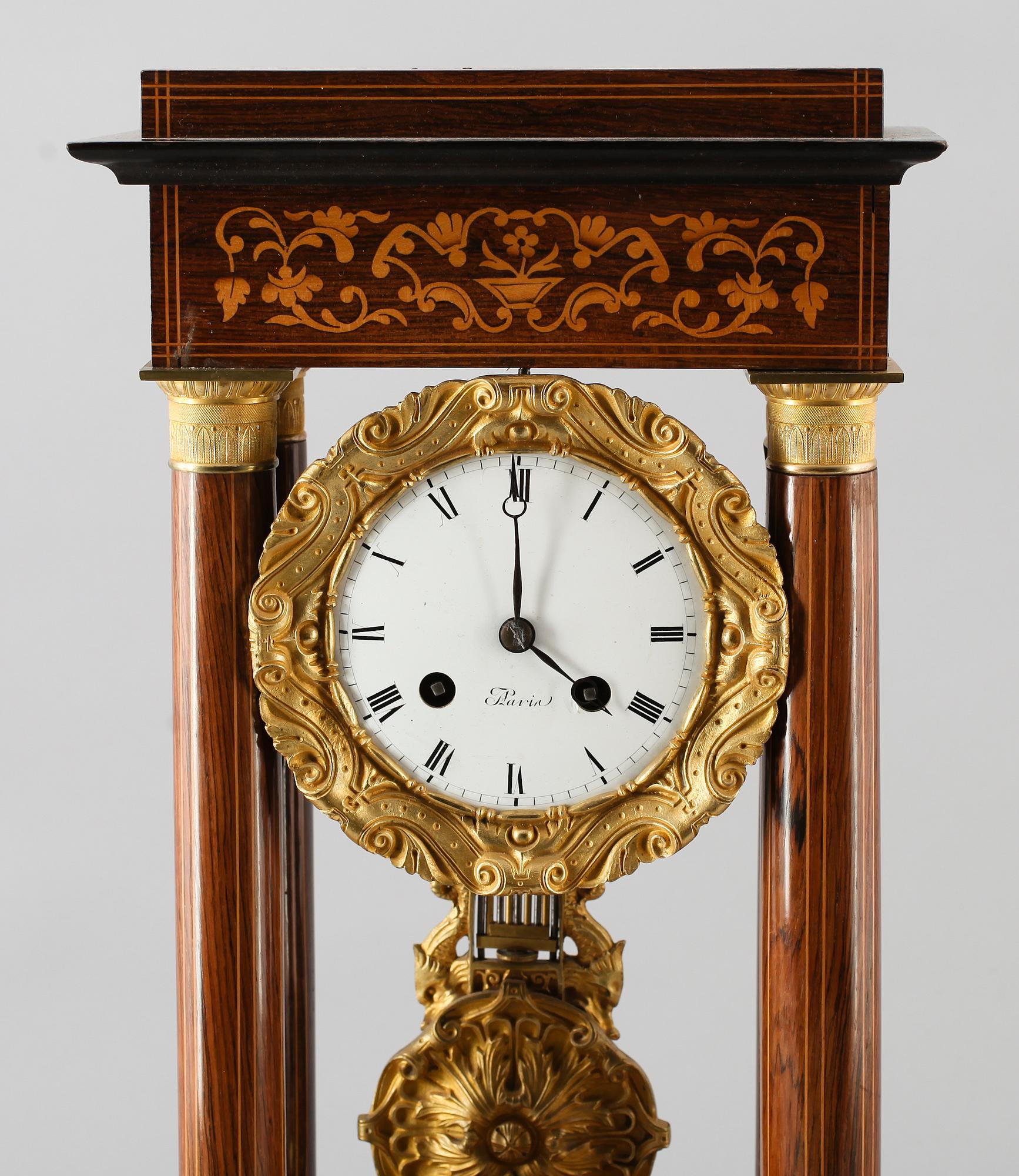 BORDSPENDYL, senempire, 1800-talet mitt.