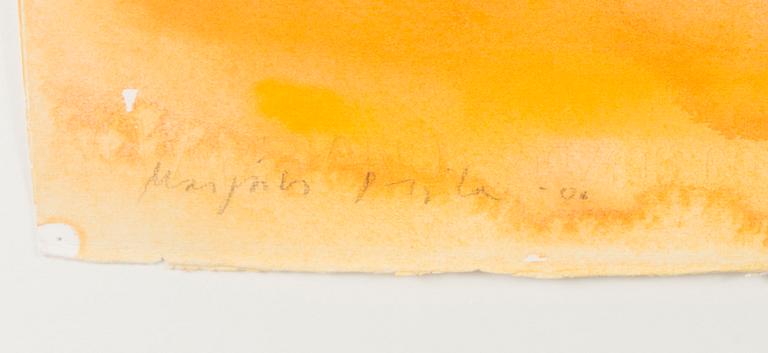 MARJUKKA PAUNILA, water colour, signed, unclear date.