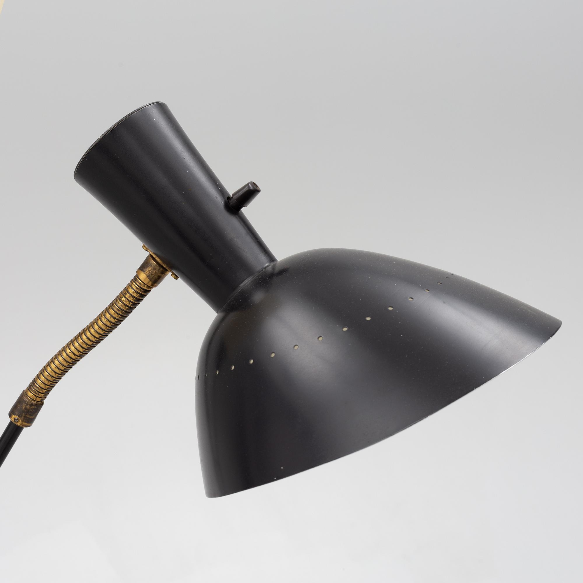 Floor lamp, Sweden, mid-20th century.