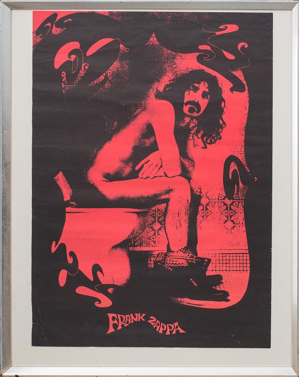 AFFISCH, "Toilet Poster", Frank Zappa.