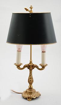 BORDSLAMPA, rokokostil, 1900-talets mitt.