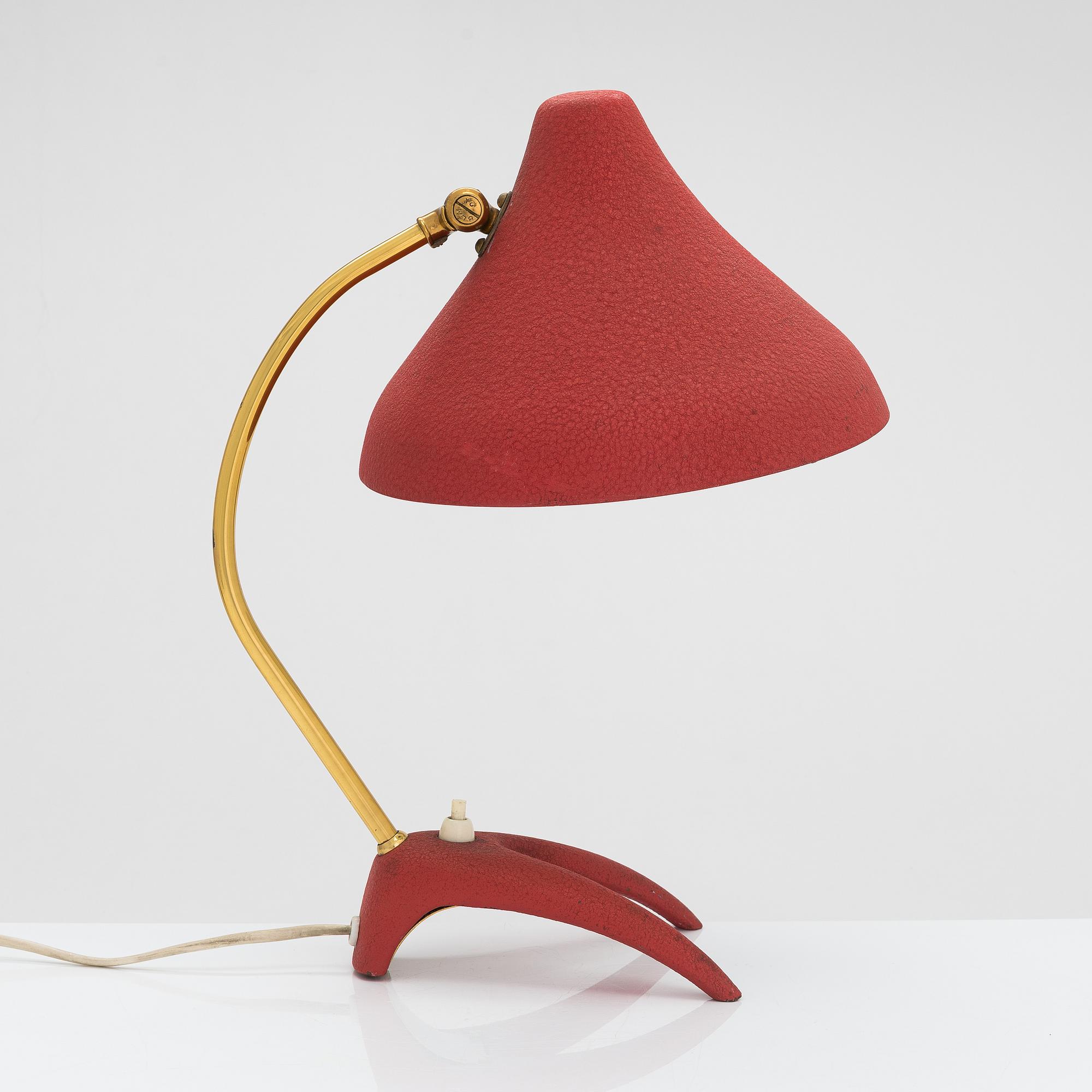 Erik Wärnå, a 1950s table light for EWÅ, Värnamo, Sweden.