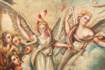 Unknown artist, an 18th century oil on canvas.