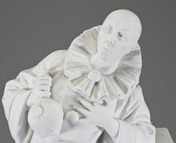 FIGURIN, parian, 1900-tal.