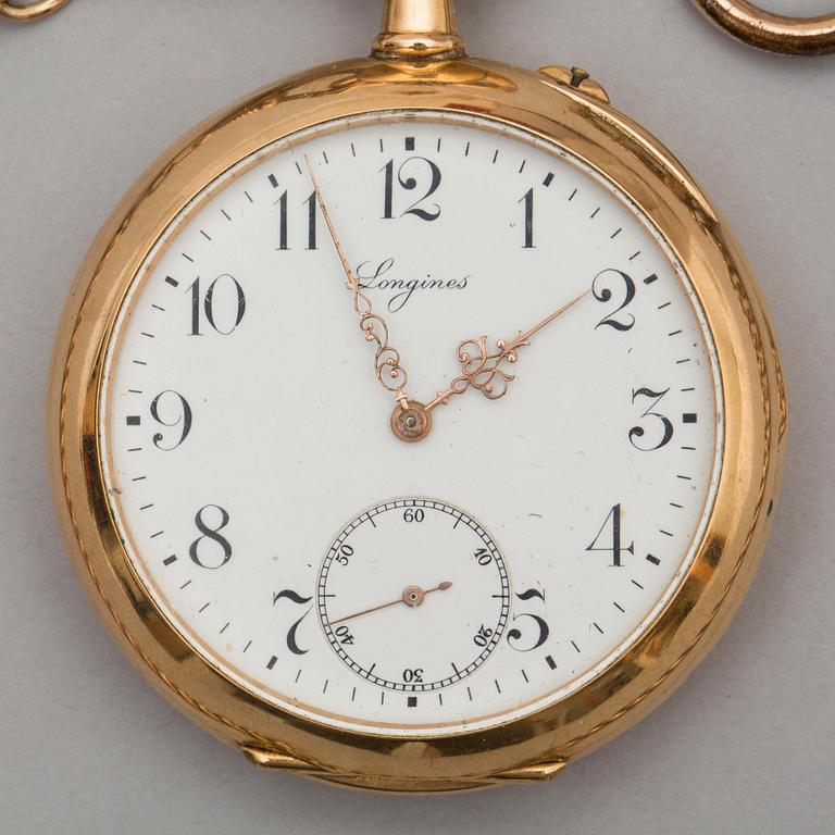 HERRFICKUR, 18 K, Longines.