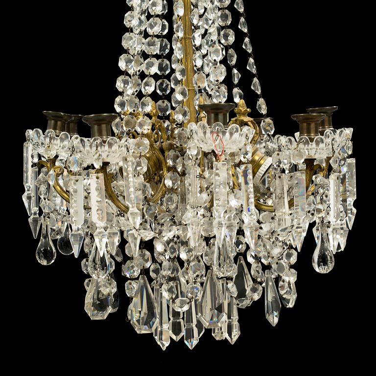 A circa turn of the century chandelier.