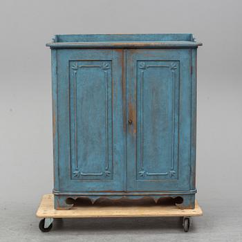 A mid 19th century painted cupboard.
