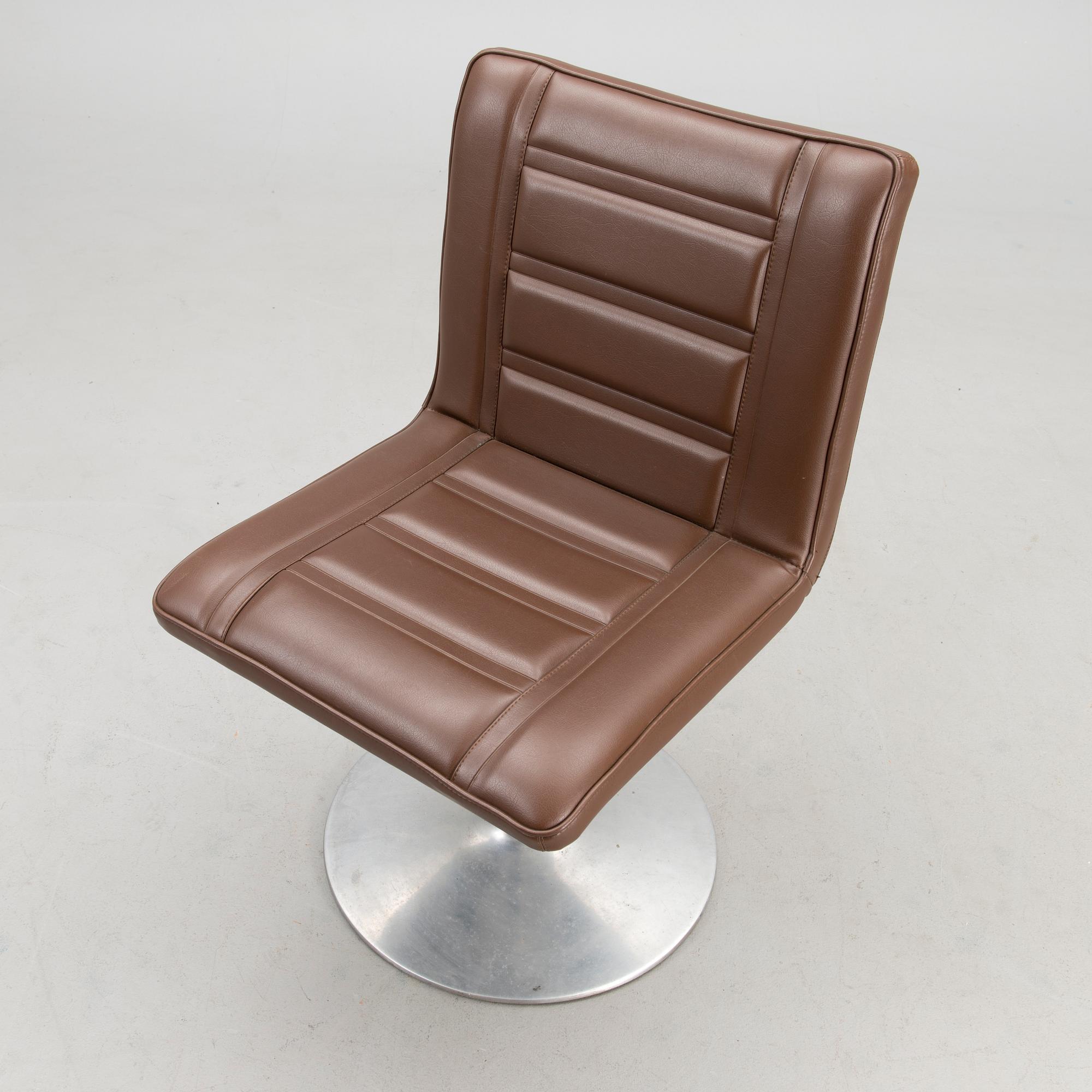 2+1 1960s 'Silver wing' armchairs for Asko, Finland.