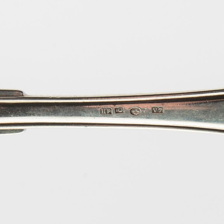 Bestick silver 21 dlr, Hanna Persson Kristianstad 1923 samt GAB Stockholm 1924.