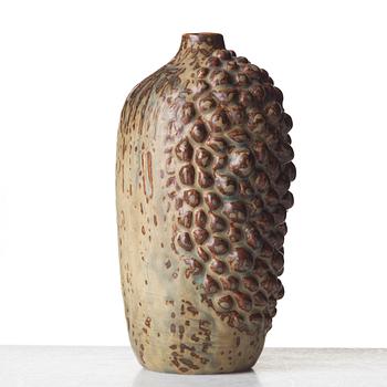 Axel Salto, a "Sung glaze budding style" stoneware vase, Royal Copenhagen. Denmark 1958.