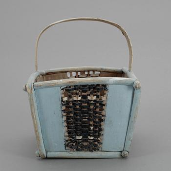 KORG, allmoge, Hälsingland, 1800-talets mitt.