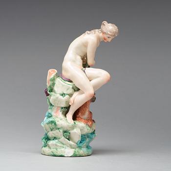 FIGURIN, porslin. Ludwigsburg, Tyskland, 1700-talet senare del.