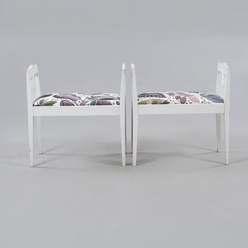 BANKETTER, ett par, jugend, 1900-talets början.