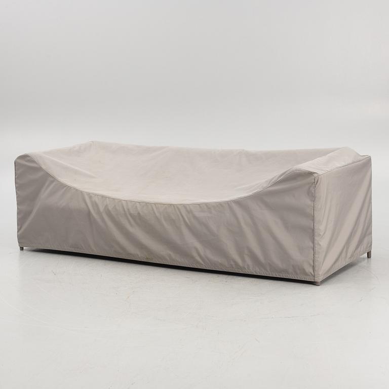 A contemporary garden sofa from Dedon.