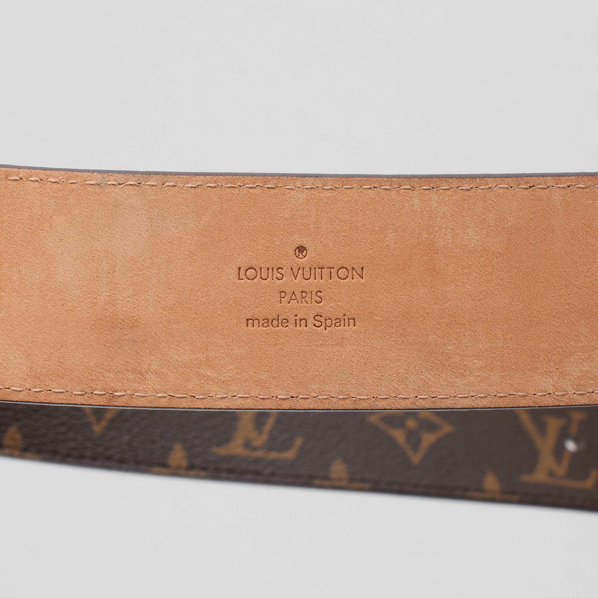 Louis Vuitton, belt, "LV Initiales", size 95, 2008.