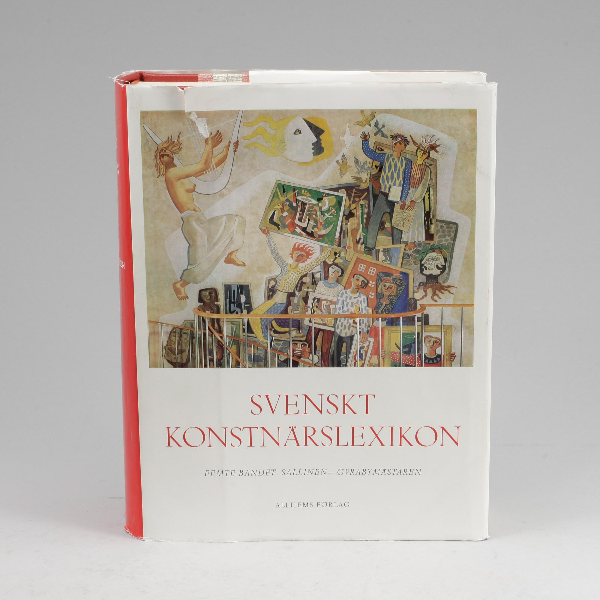 BOKVERK, volym I-V, "Svenskt Konstnärslexikon", Allhems Förlag, Malmö, 1952-67.