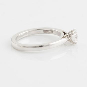 A Patrik af Forselles brilliant cut diamond solitaire ring, ca 0.60 ct.