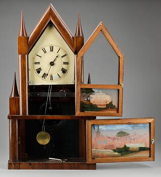 BORDSPENDYL, Elisha Manross USA, 1800-talets mitt.