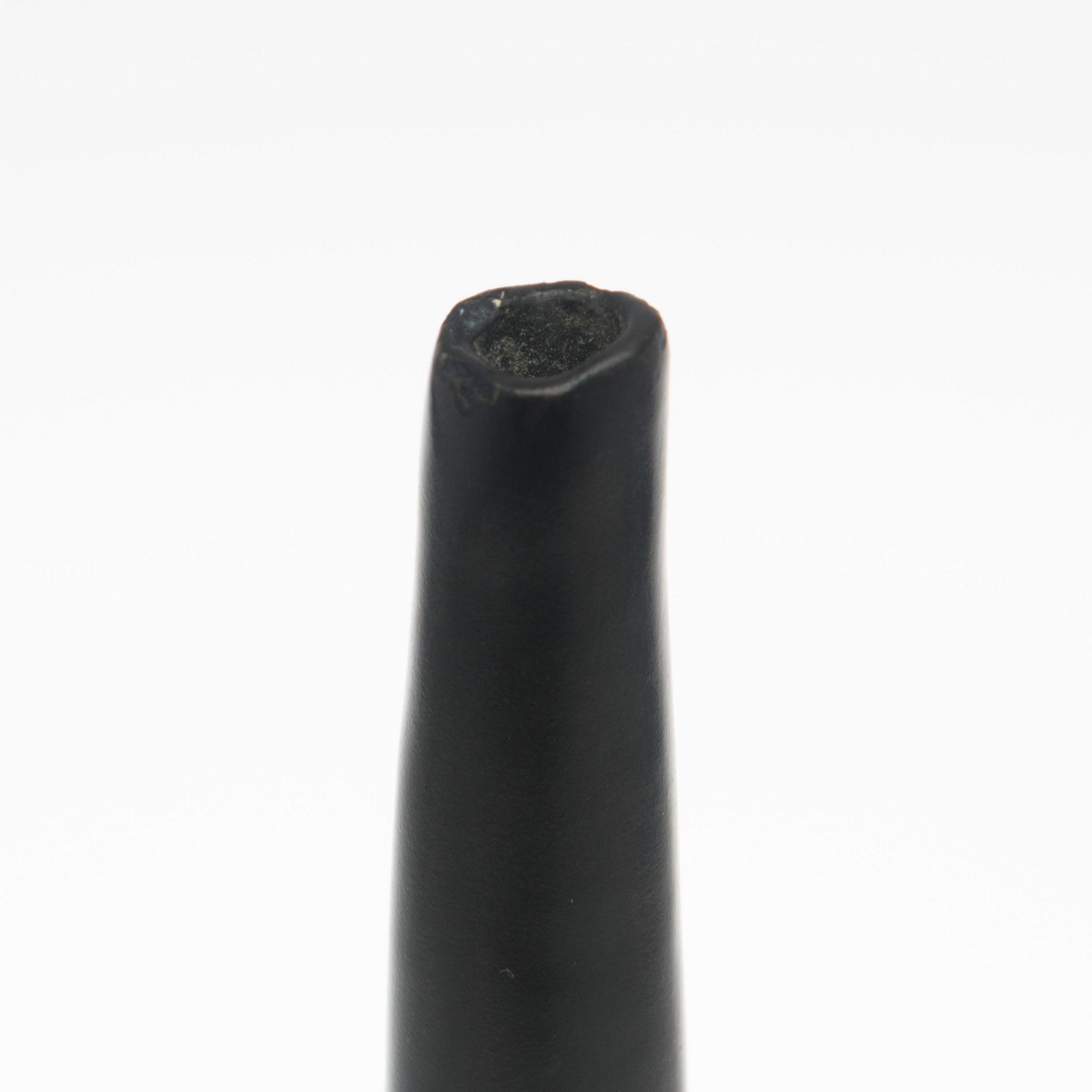 GEORGES JOUVE, KERAMIKVAS. Black bottle. Sign. Jouve. Sent 1950-tal.