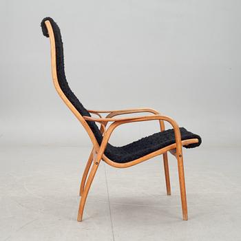 FÅTÖLJ, "Lamino", märkt Yngve Ekström, Swedese. 1960-tal.