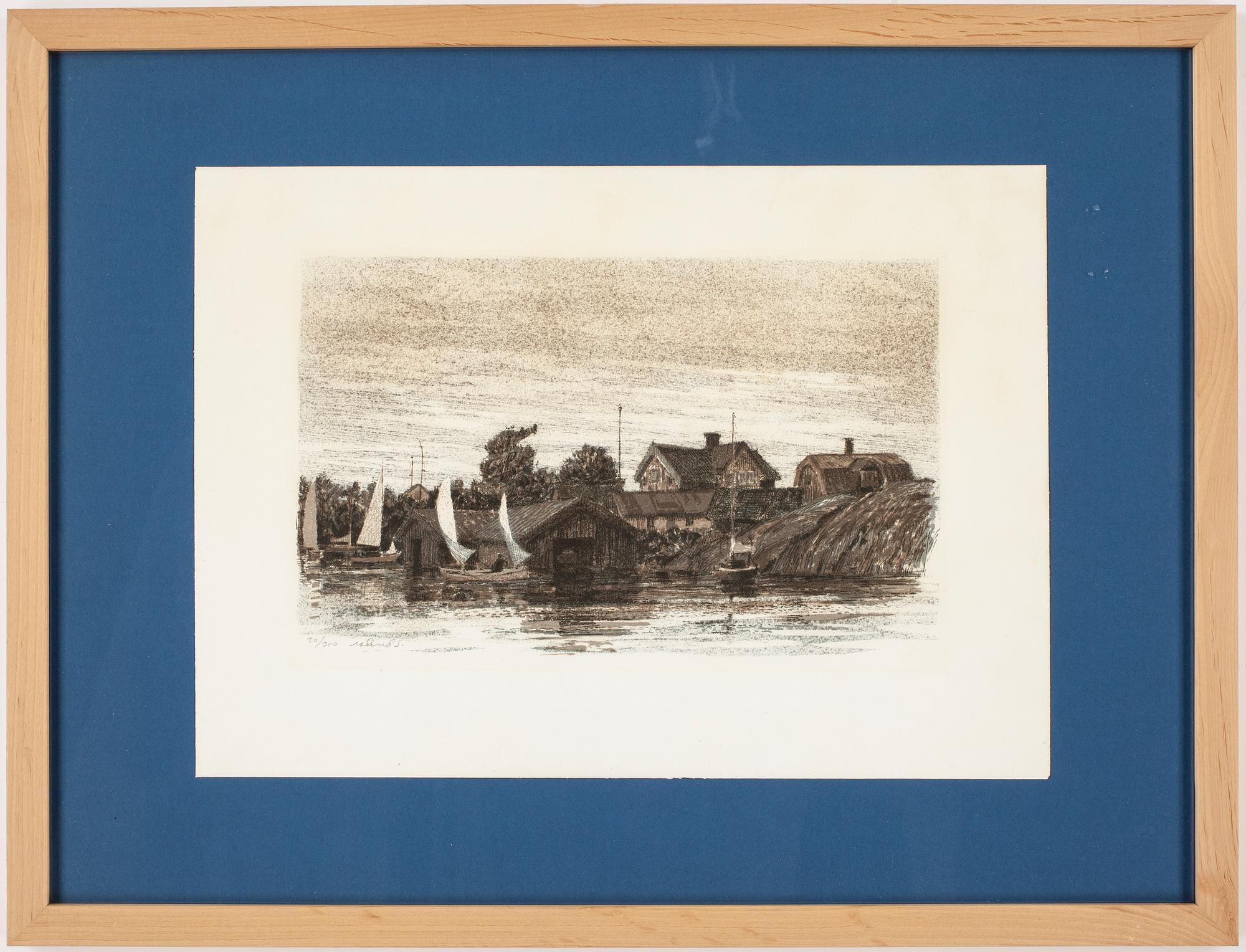 ROLAND SVENSSON, färglitografi, signerad, numrerad 20/310.