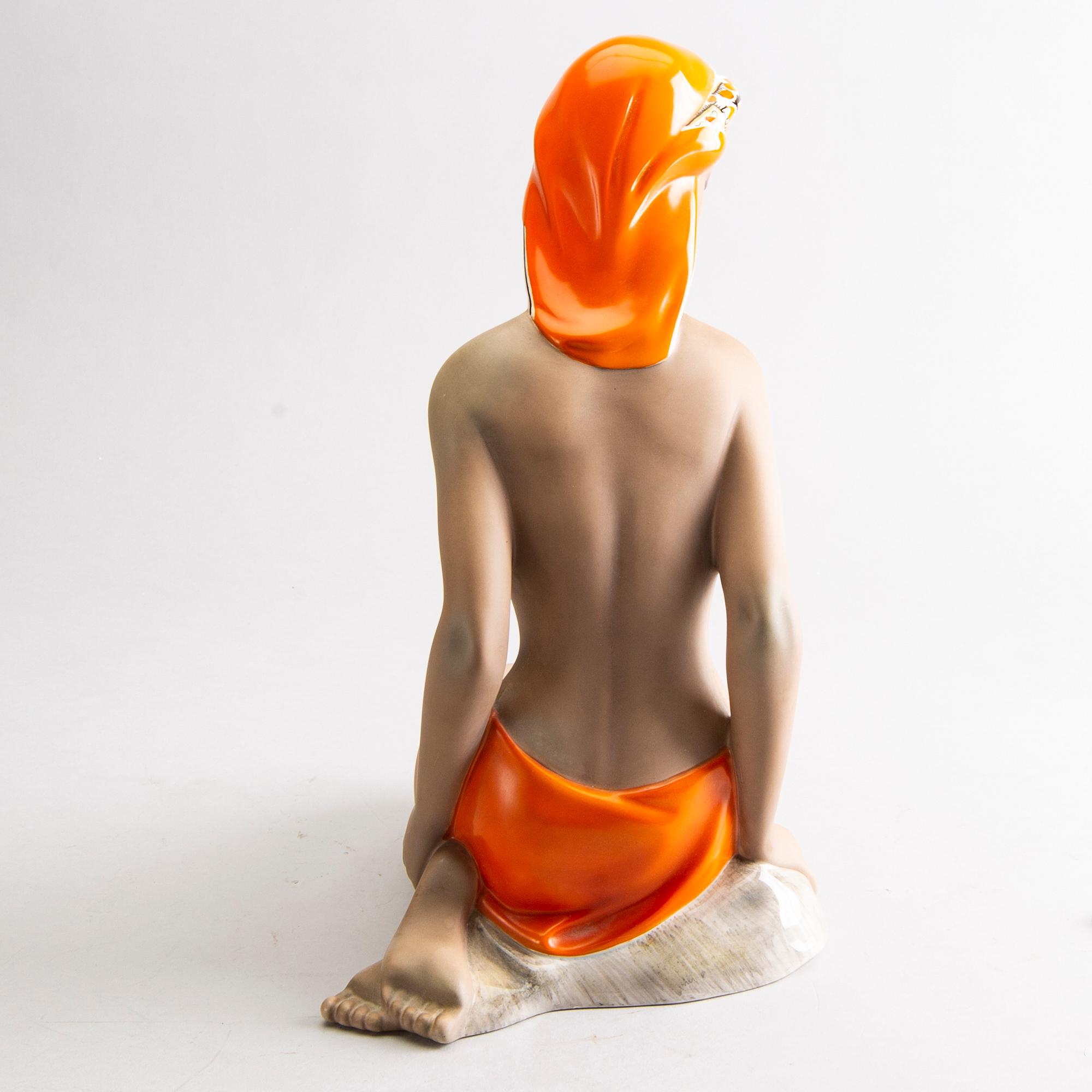 A mid 20th century Italian porcelain figurine.