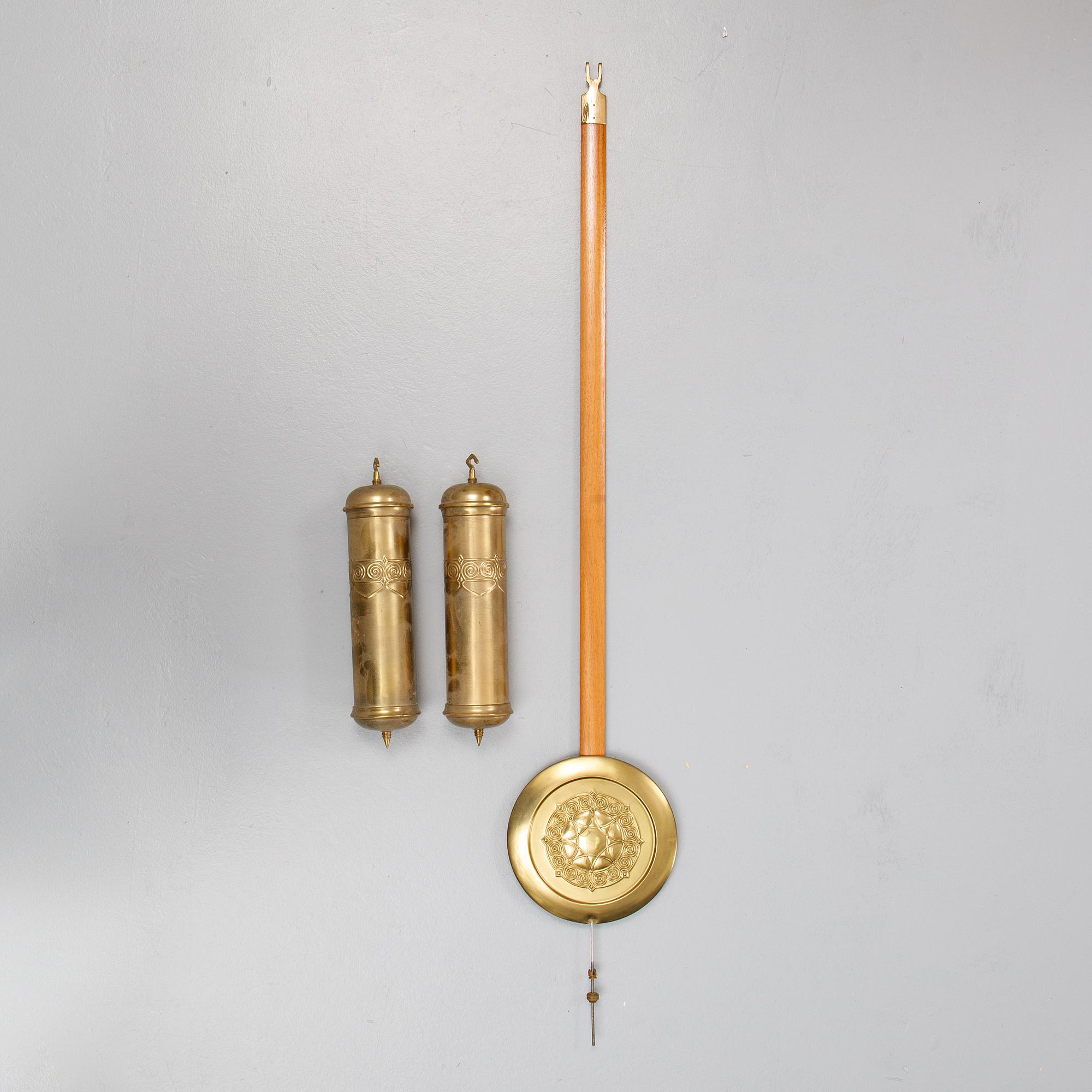 A Gustavian style floor clock, first half of the 20th century.