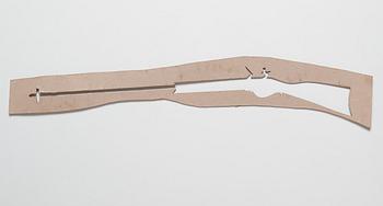 Daphne Fitzpatrick, skulptur, kartong, utförd 2009.