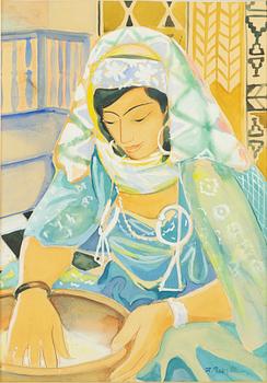 Zoubeir Turki, Translation: "Woman with a bowl".