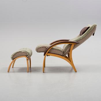 FÅTÖLJ MED FOTPALL, Brunstad Fabrikker, Norge, 2000-tal.