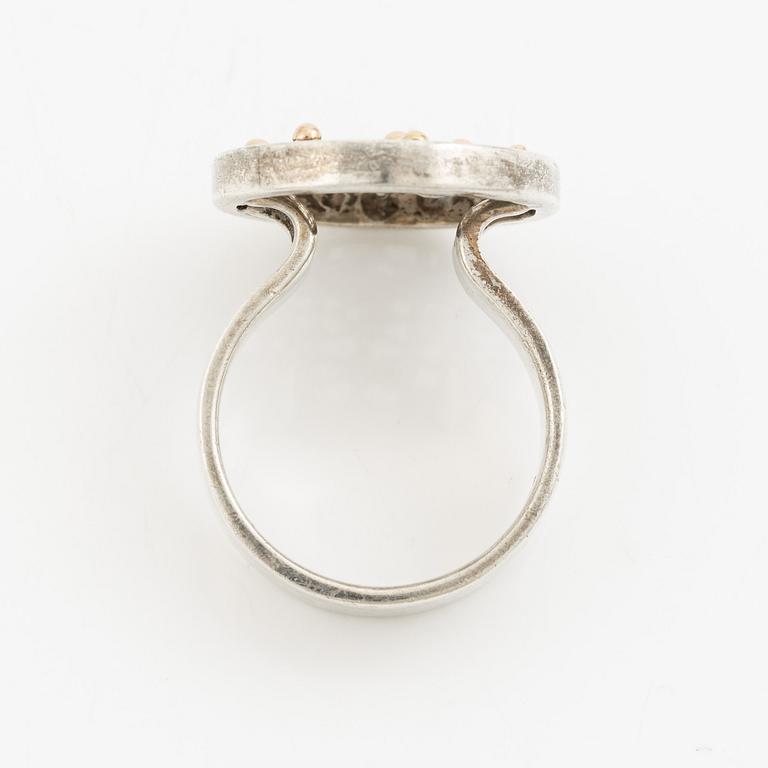 Anders Högberg, ring, sterlingsilver, Göteborg 1992.