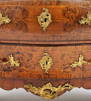 A Swedish rococo parquetry commode attributed to J. Sjölin (master in Köping and Kungsör 1767-85).