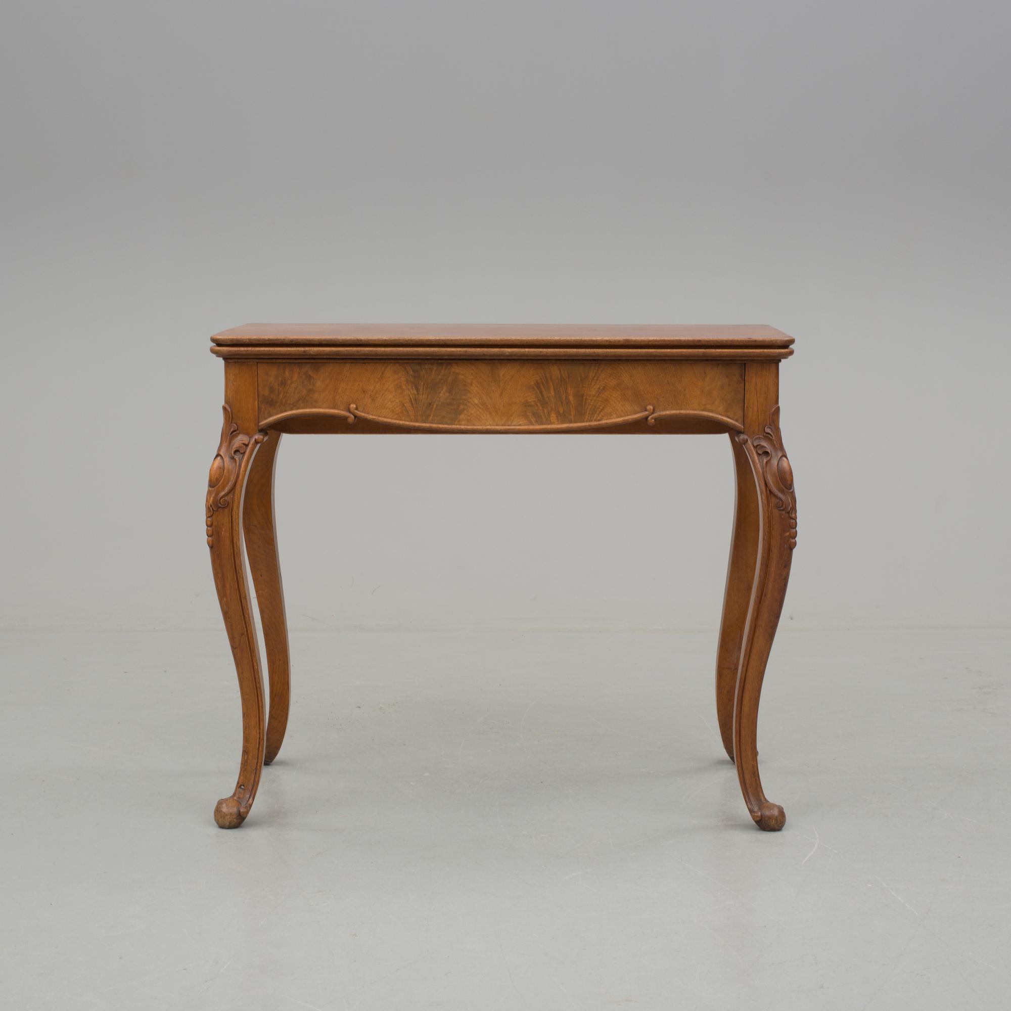 SPELBORD, nyrokoko, 1800-talets slut.