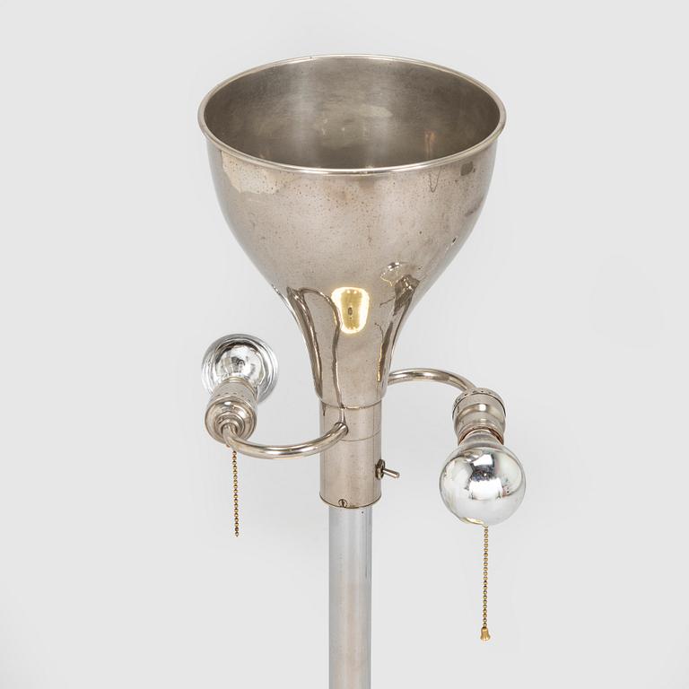A mid-20th century floor/tablelamp, France.