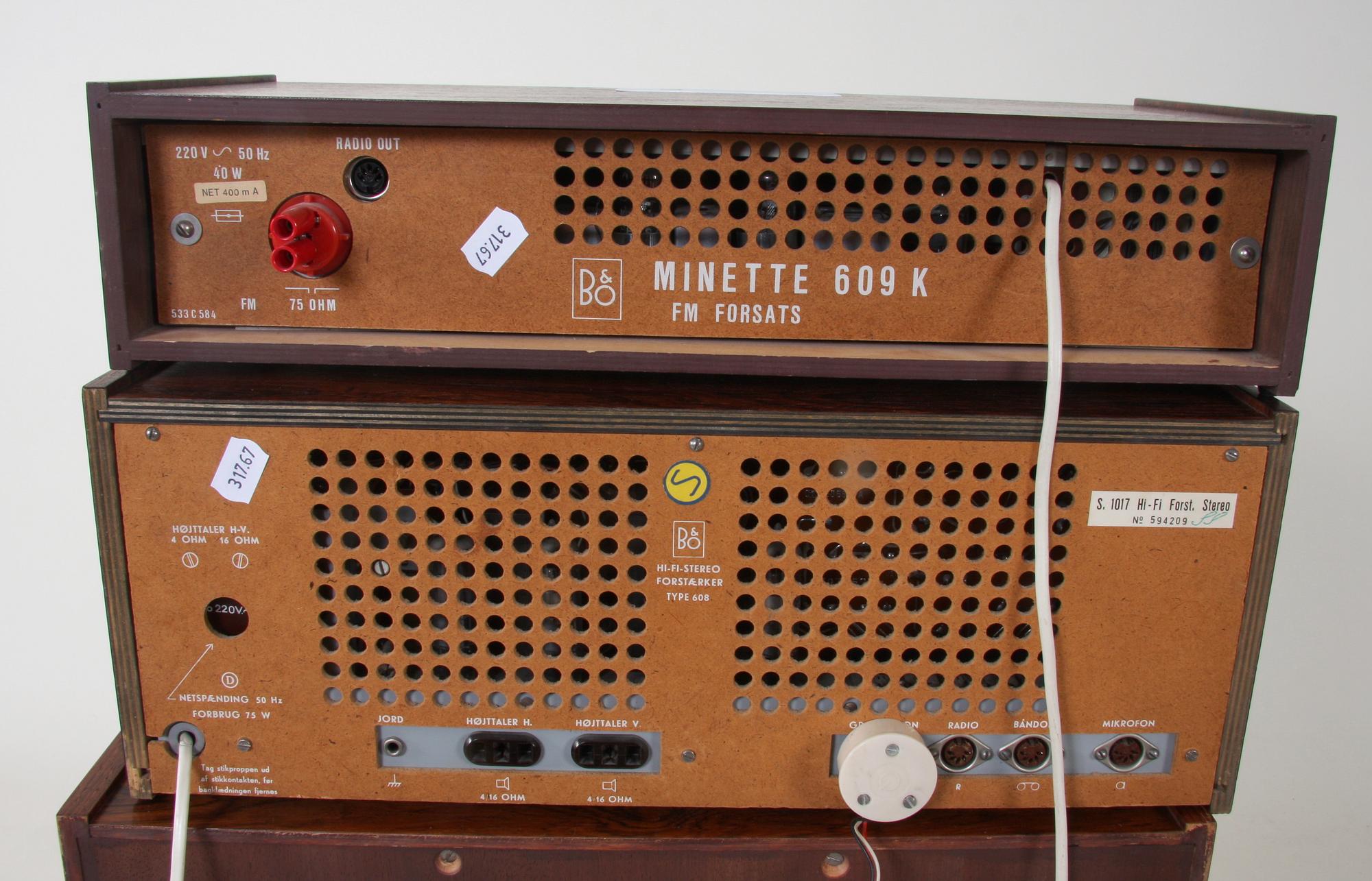 STEREO, Bang&Olufsen, 1960-tal.