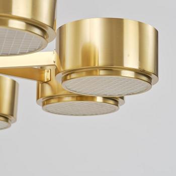 Hans-Agne Jakobsson, taklampa, modell "T 493/8", Hans-Agne Jakobsson AB, Markaryd, 1970-tal.