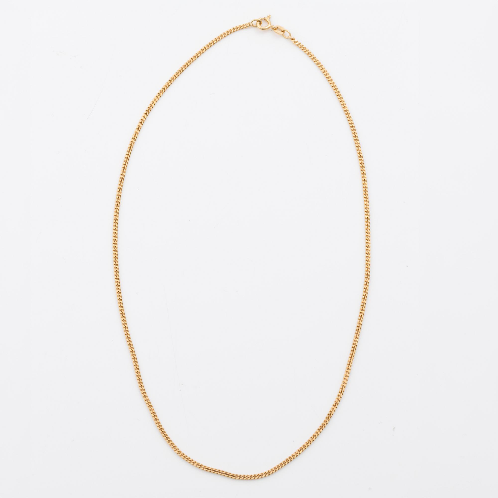 18K gold chain, Balestra.