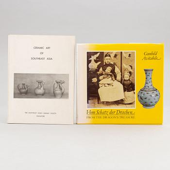 A group of eleven books, about Chinese ceramics and works of arts.