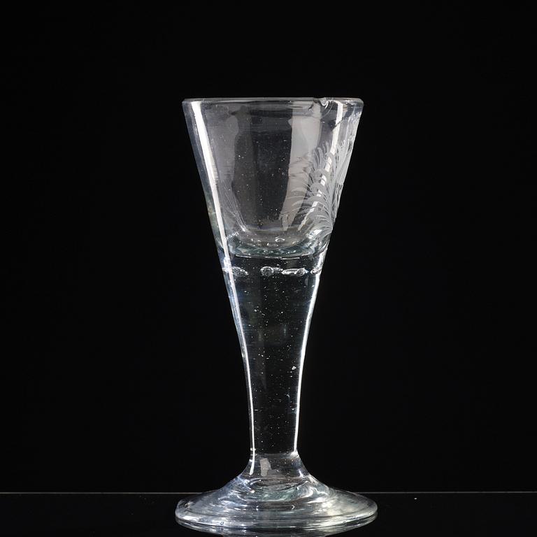 SPETSGLAS. Tyskland, 1700-tal.