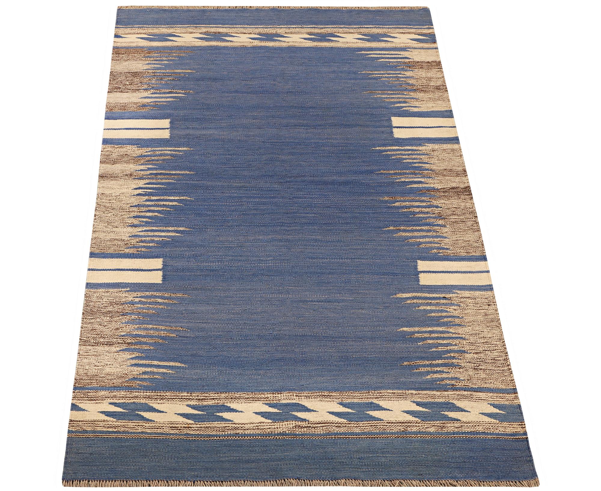 A Rug, Kilim, Modern Design, ca 248 x 125 cm.