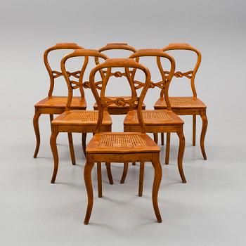 STOLAR, 6 st, nyrokoko, 1800-talets slut.