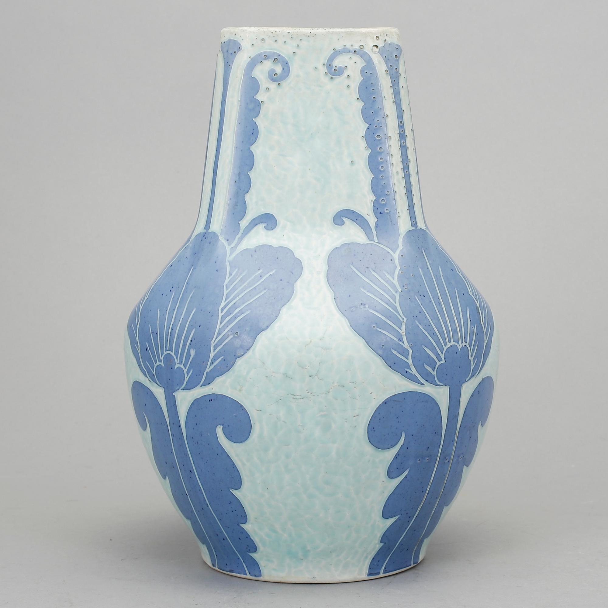 VAS, flintgods, Josef Ekberg, Gustavsberg, 1929.